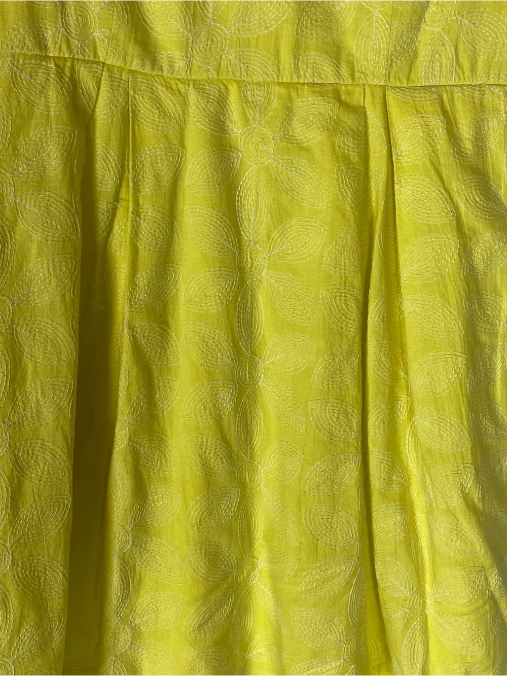 Forever 21 Yellow Floral Embroidered Sundress Cottagecore Lemoncore M Preppy - Picture 3 of 12